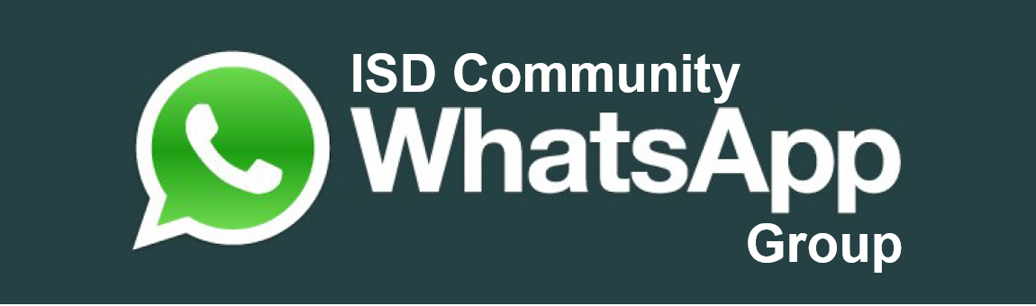 ISD | ISD Community WhatsApp Group